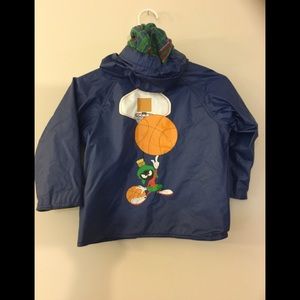 French Toast insulated Navy character rain Coat FP